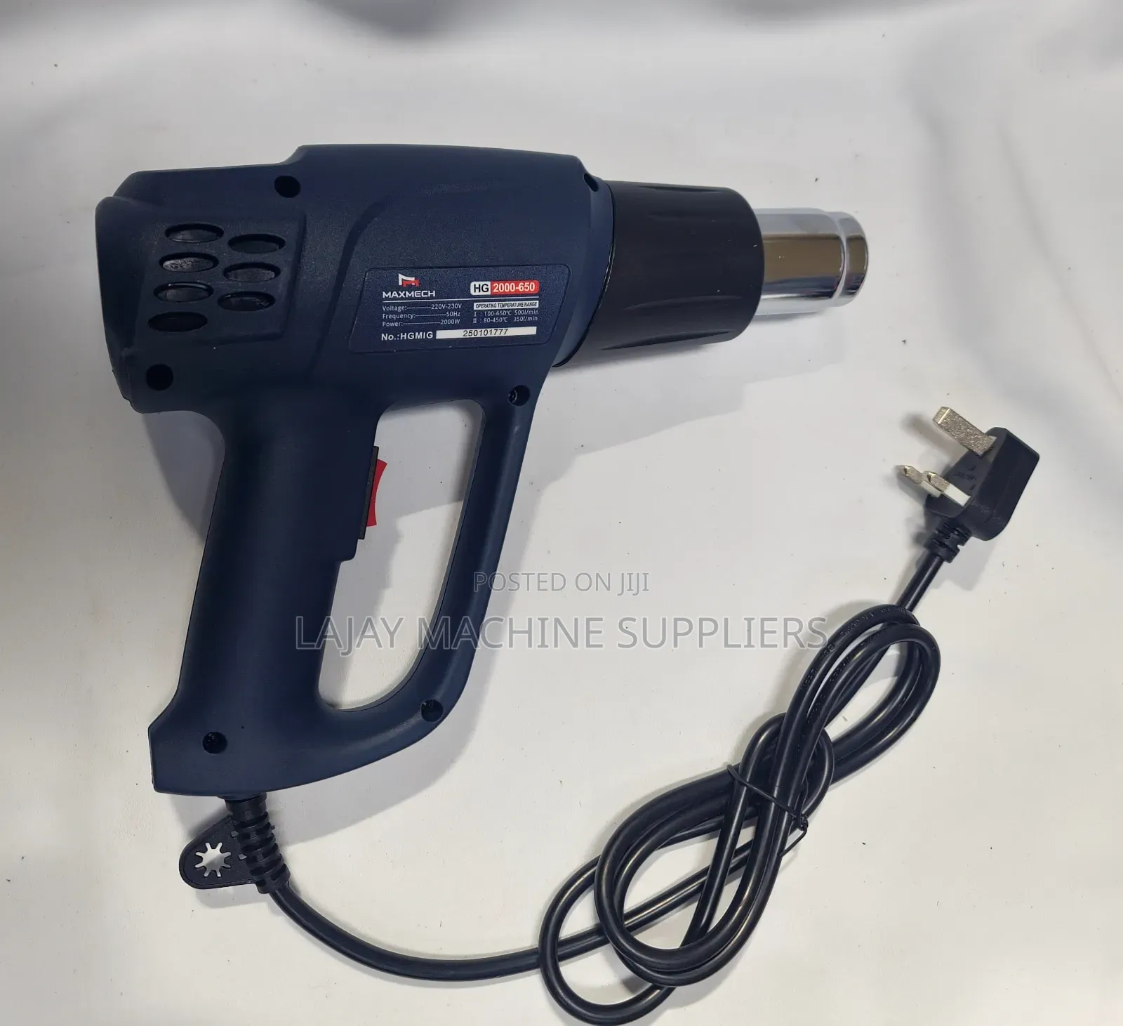 Maxmech Heavy Duty Heat Gun 2000w