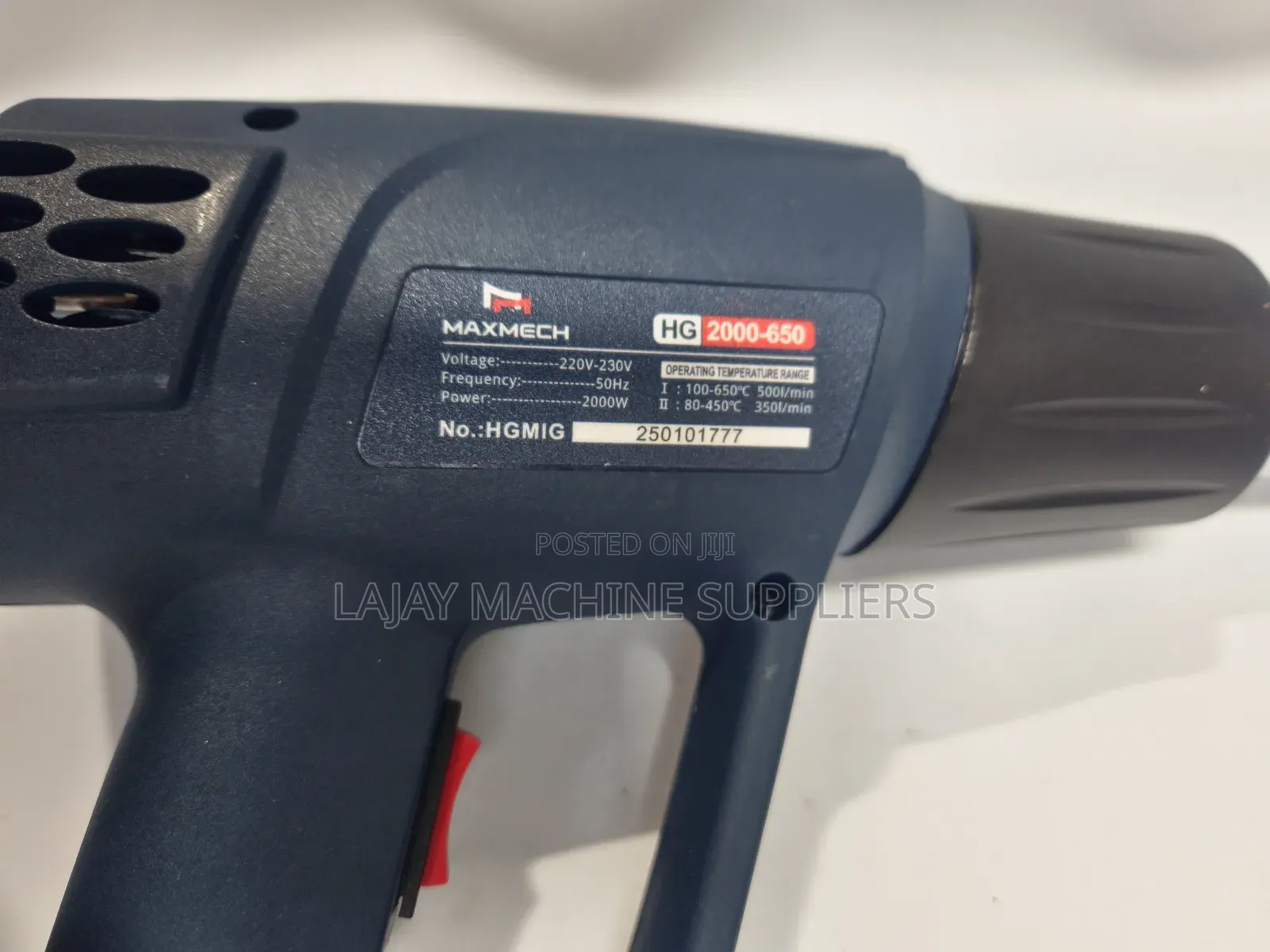 Maxmech Heavy Duty Heat Gun 2000w