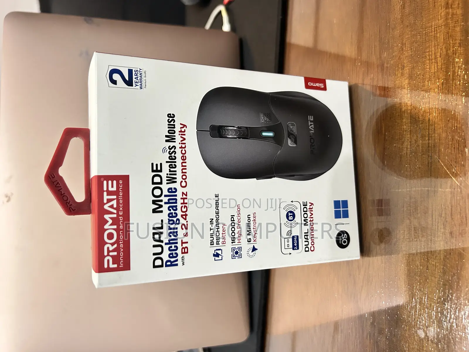 Promate Dual Mode Rechargeable Wireless Mouse