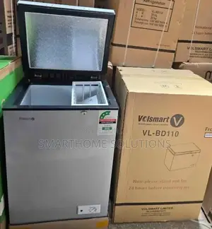 Volsmart 110litres Manual Control Deep Freezer - Flip-Up Lid