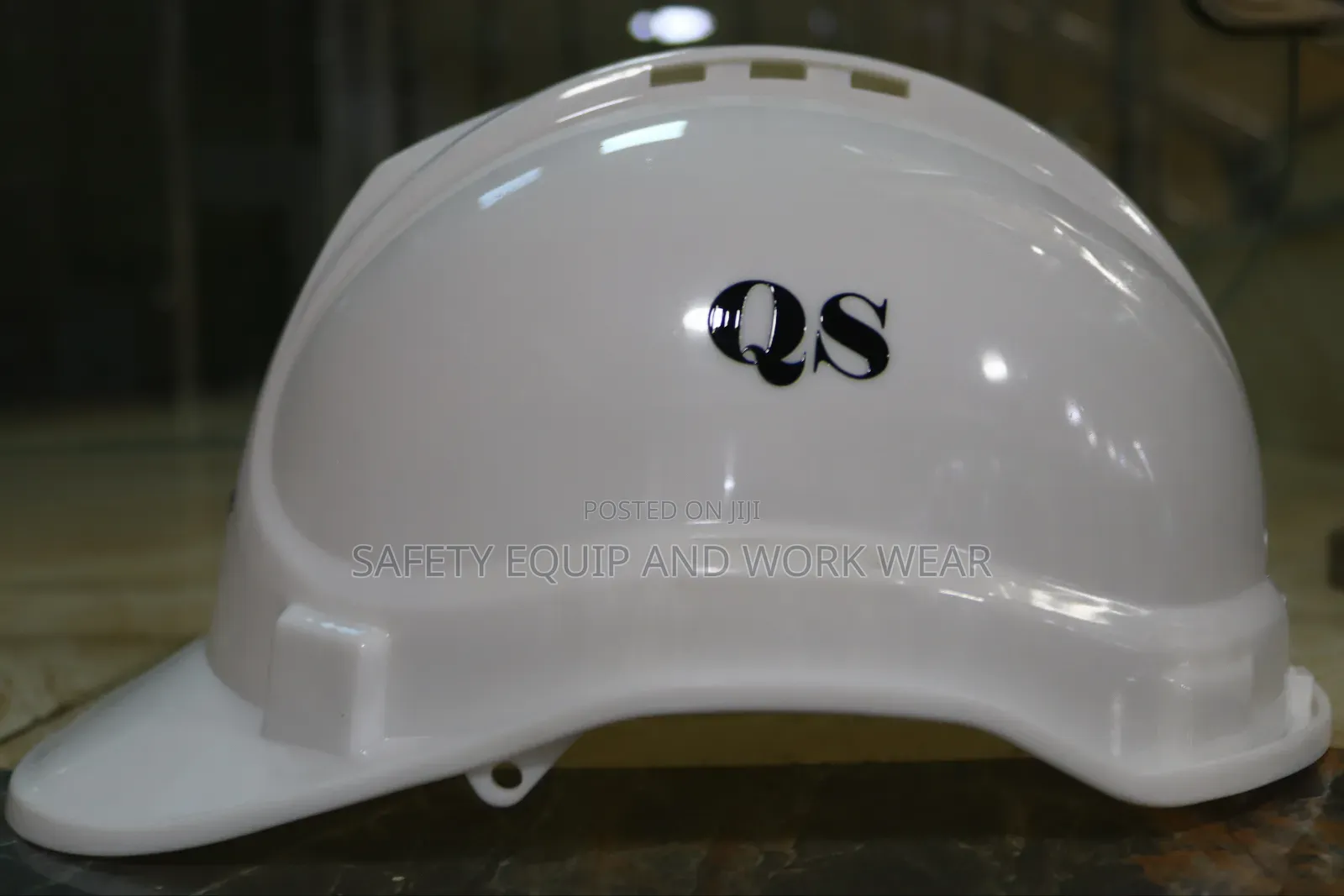 White Heavy Duty Helmets