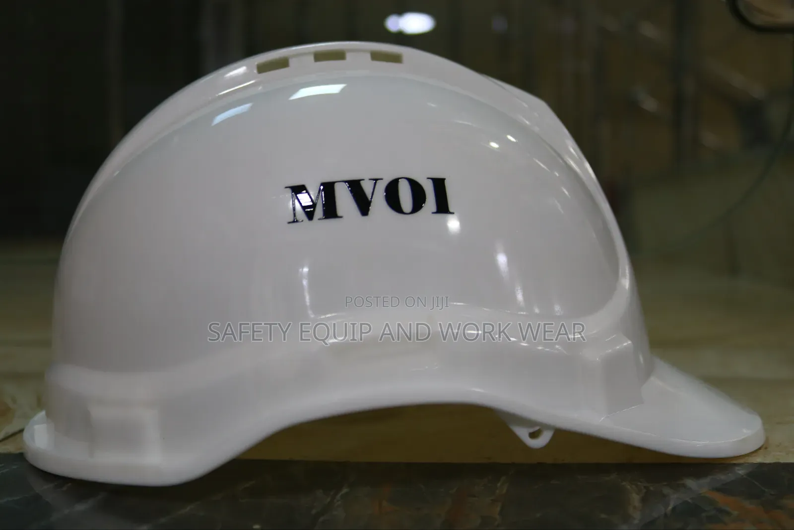 White Heavy Duty Helmets