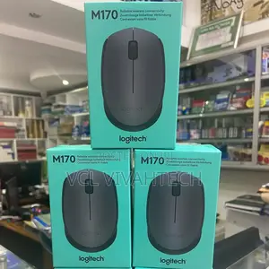 Logitech M170 Wireless Mouse (Black)