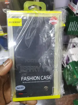 Thegiftkart Leather Finish Richboss Case for Samsung A31