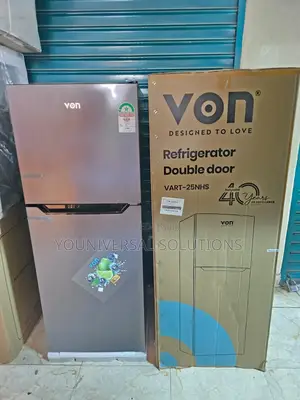 Von 195 Litres Double Door Refrigerator