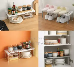 *Stainless Steel Storage Shelf Shoe Rack Cabinet