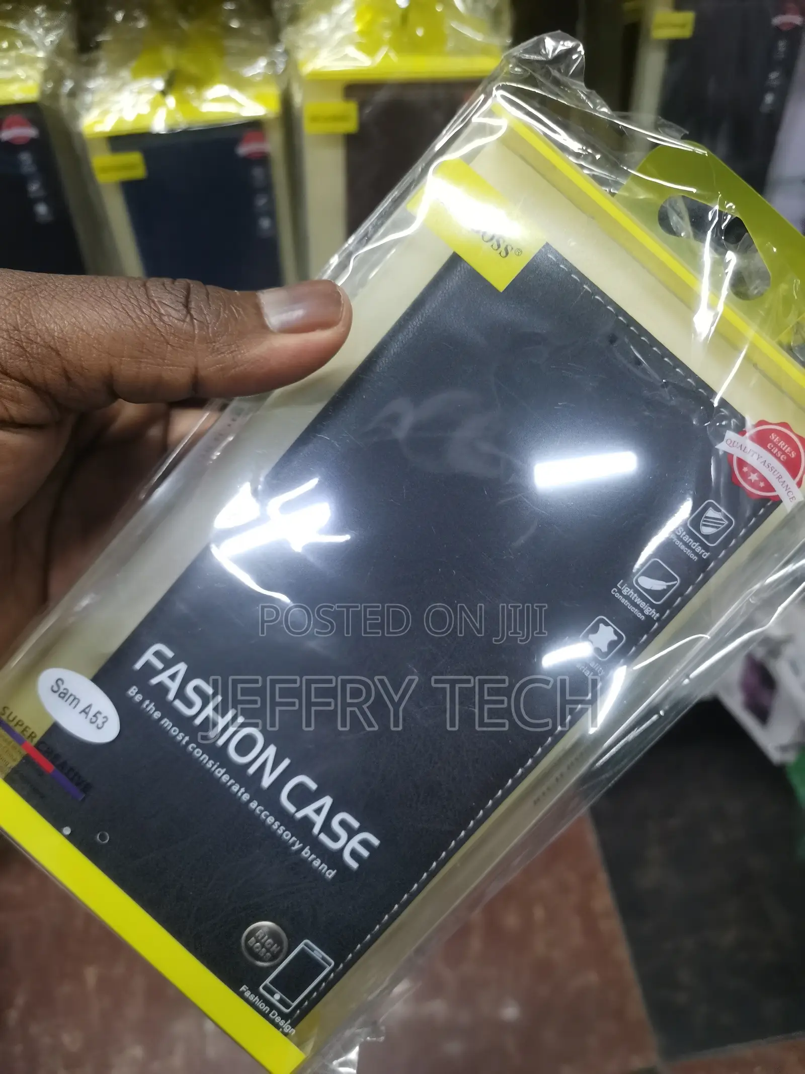 Case Collection Richboss Leather Flip Case for Galaxy A53