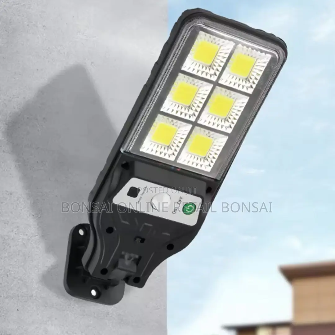 6-Grid Solar Light With Motion Sensor Security Lamp