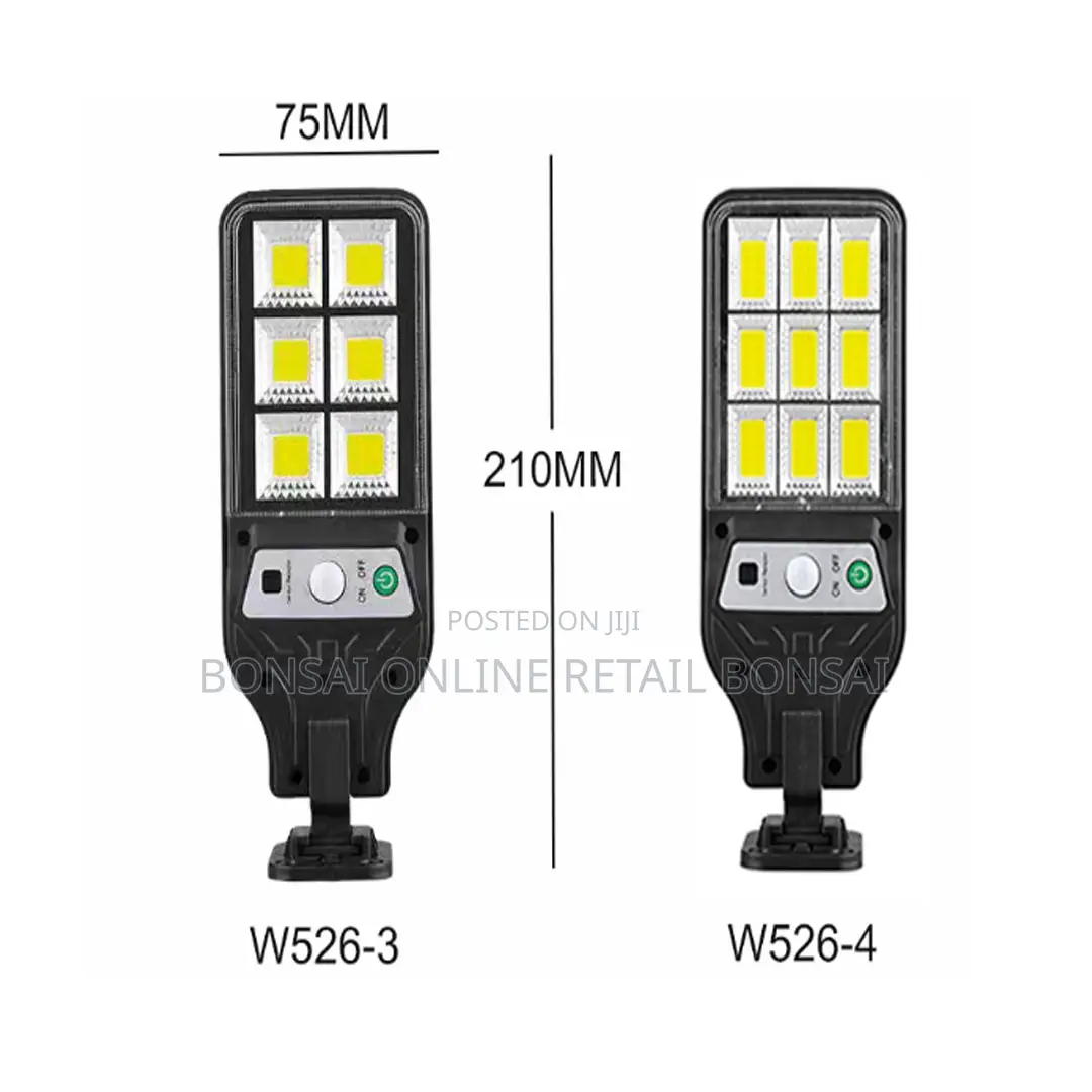 6-Grid Solar Light With Motion Sensor Security Lamp