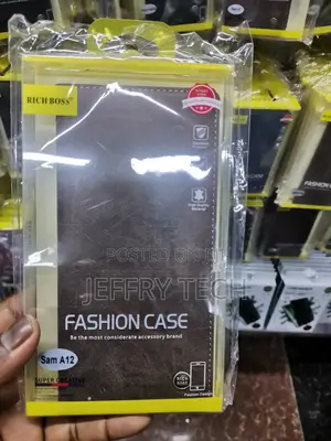 Bonaever Richboss Leather Flip Case for Samsung Galaxy A12