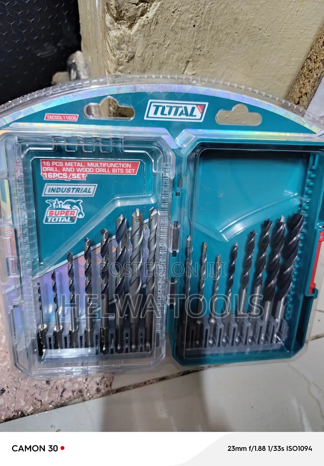 Metal Drill Bits Set 16 PCS