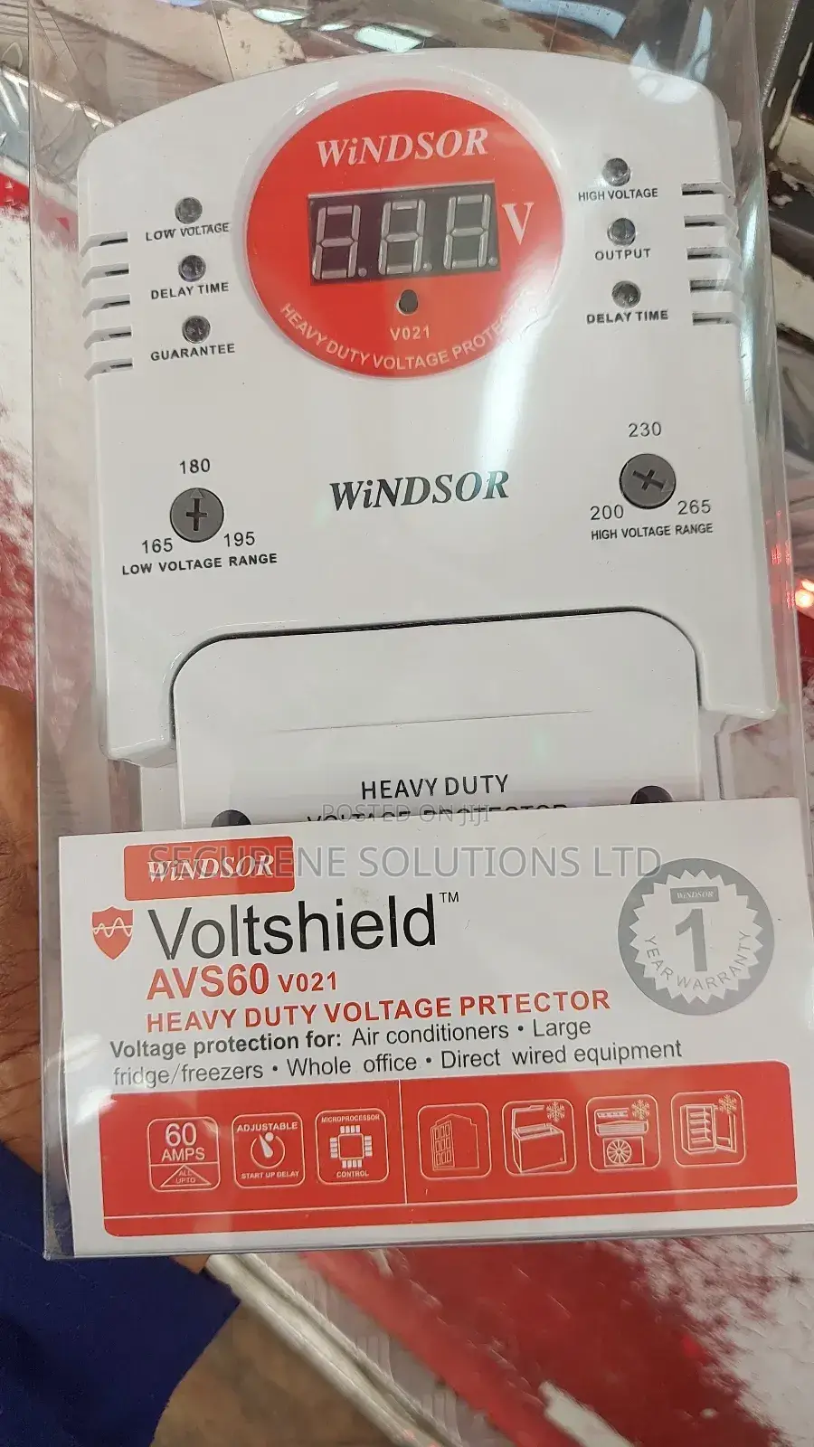 Windsor Voltshield Avs60 Heavy-Duty Voltage Protector