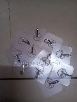 10pcs Adhesive Wall Mounted Hooks