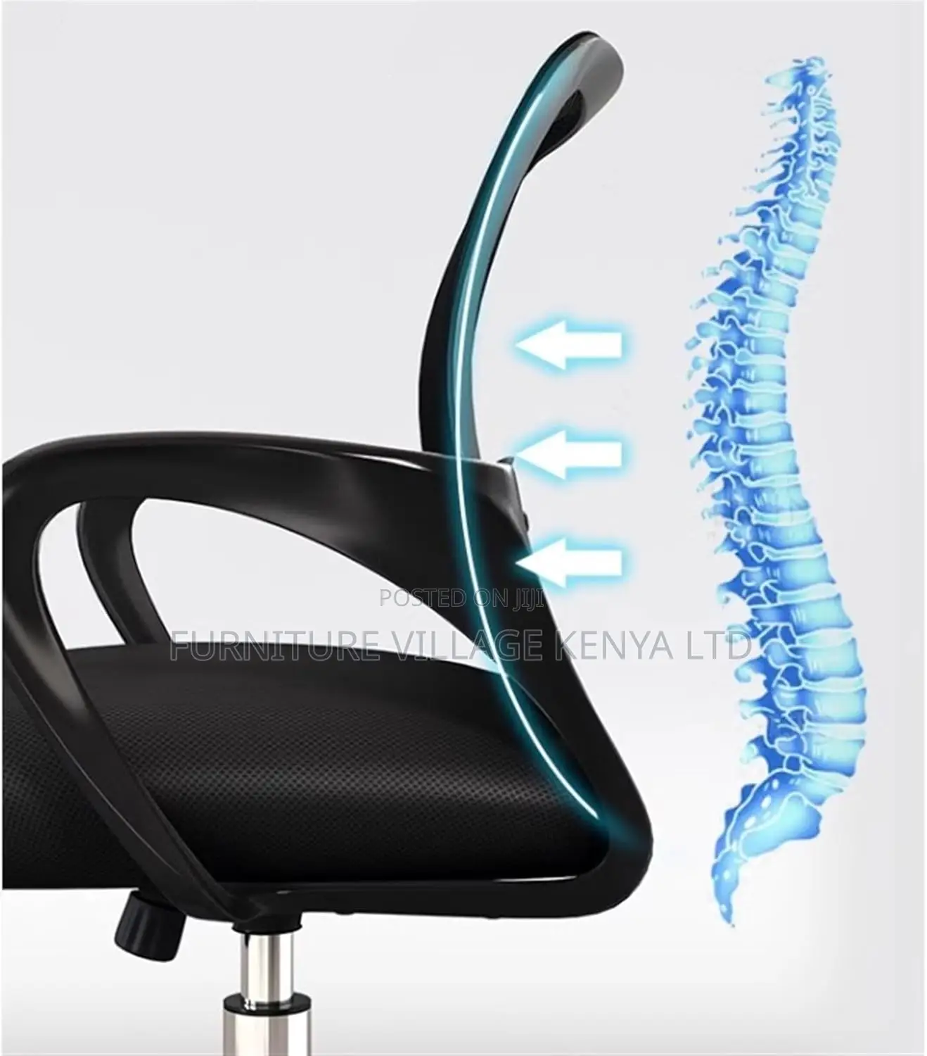 Office Desk: Medium -Back Task Computer Chair