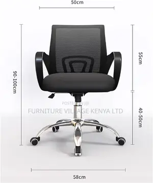 Office Desk: Medium -Back Task Computer Chair