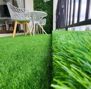 Restaurant Area Artificial Green Grass Application- Nairobi