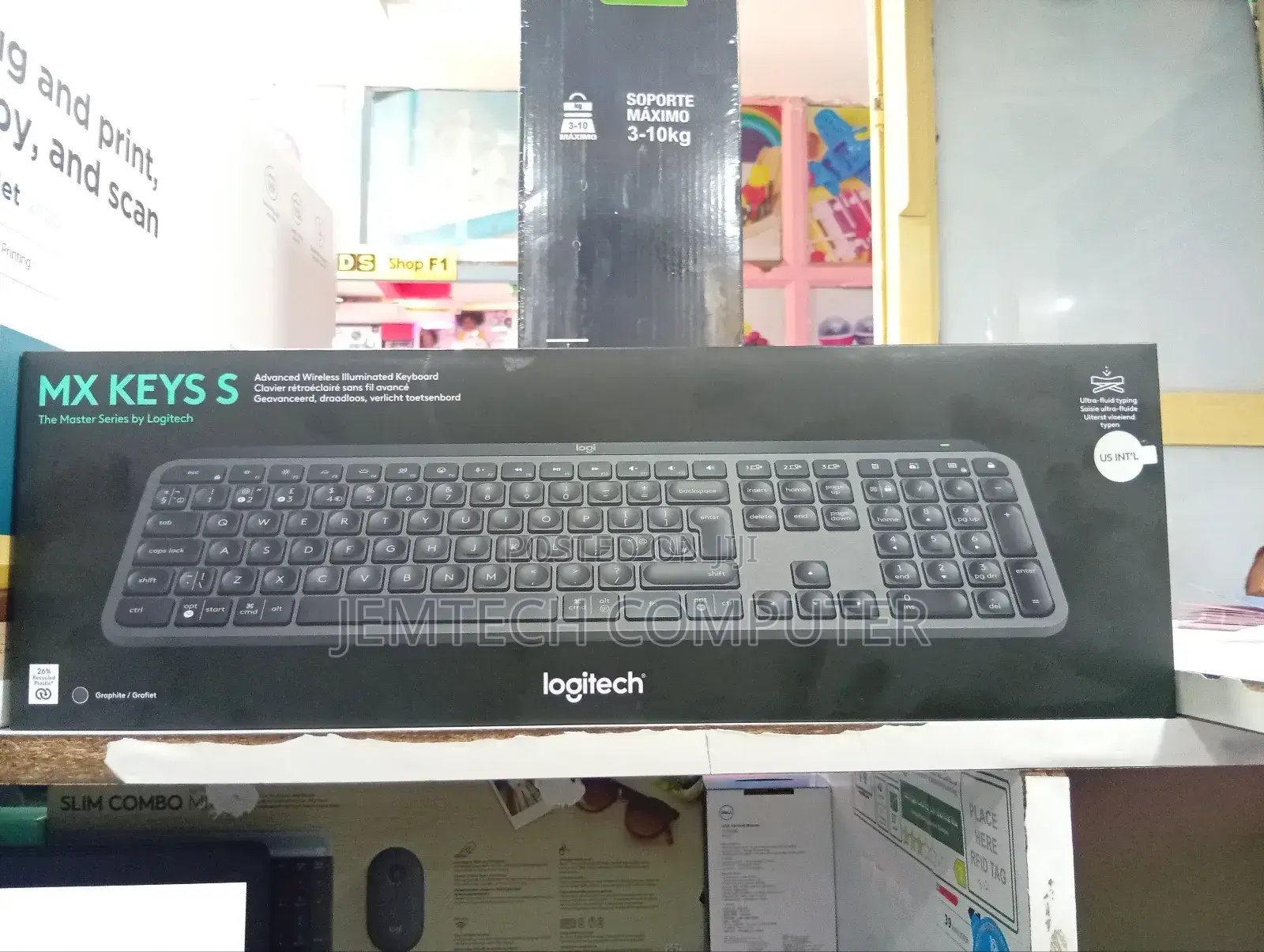 Logitech Mx Keys S Keyboard -Graphite