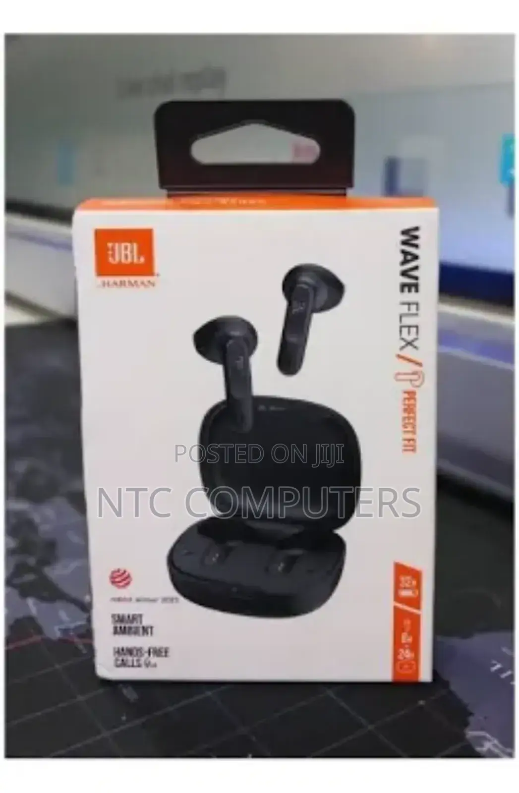 Bl Wave Flex Wireless Bluetooth Earbuds Black Jblwflexblk