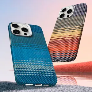 Colorful Aramid Carbon Fiber Case for iPhone 15 Pro Max