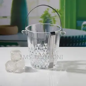 900ml Glass Ice Buckets With a Tong*