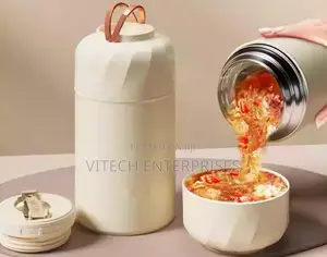 Big Size 1050ml Classic Food Flask Thermos With Foldable