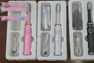 Rechargeable Intelligent Toothbrush With 5 Brushing Options