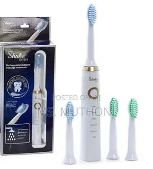 Rechargeable Intelligent Toothbrush With 5 Brushing Options