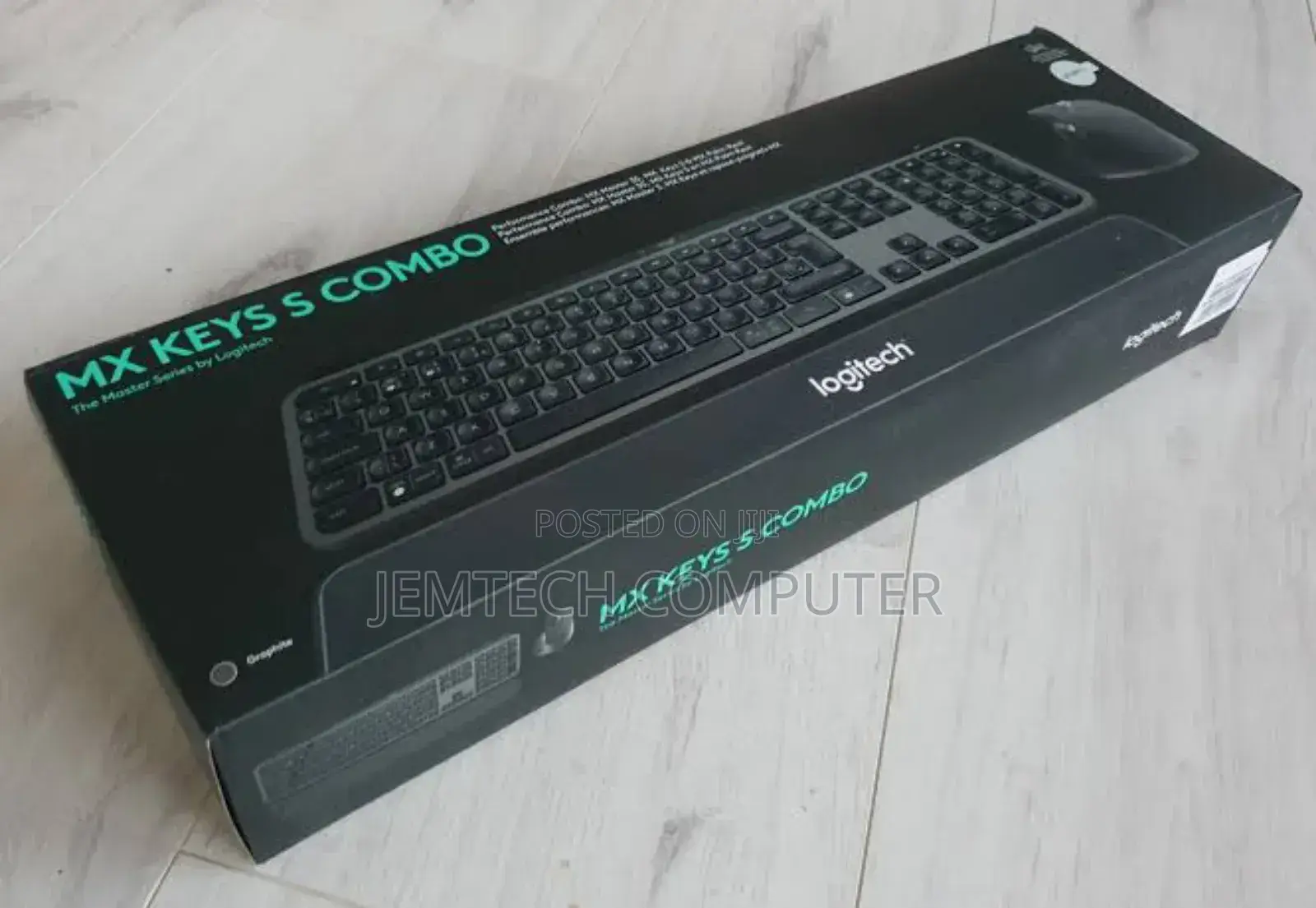 Logitech Mx Keys S Combo Bluetooth Le - Qwerty Graphite