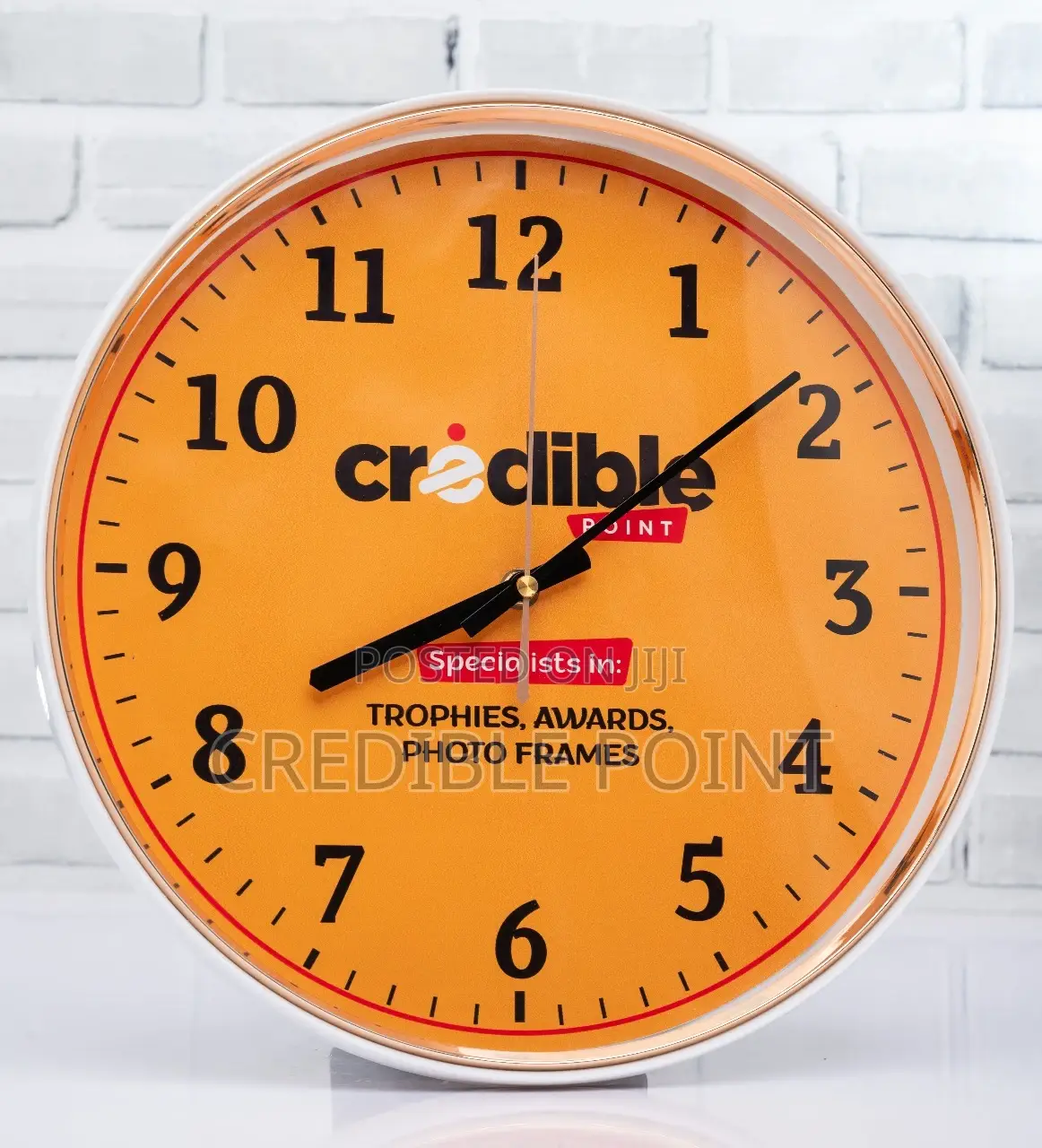 Gold Edged Clock.