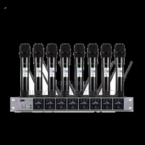 BNK Es800 Professional Mic 8 Channels Wireless Microphones