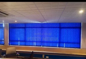 Blue Blackout Vertical Blinds Fabrics