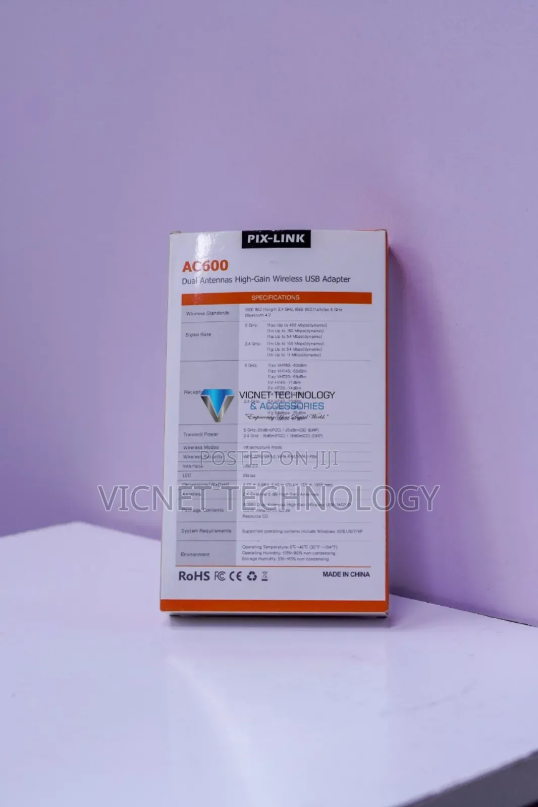 5ghz Dual Band Ac600 Wireless Bluetooth and Wifi Adapter