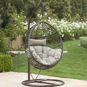 Office Chairs: Outdoor Wicker Hanging Hammock Swing Chair