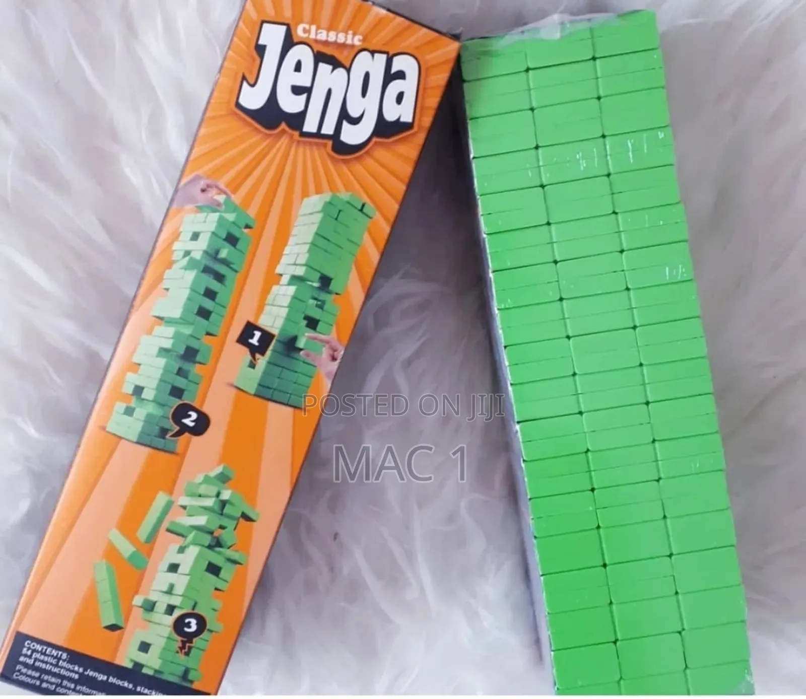 Plastic Jenga Blocks