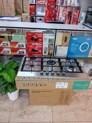 Hisense 90 Cm Gas Hob 5 Burner With Wok Burner