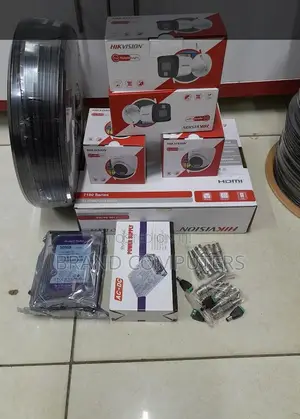 4 Channels Hikvision Full Color CCTV Camera Package