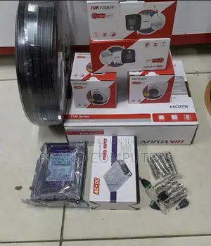 Full Color Hikvision 4 Channels CCTV Camera Full Kit 1080p