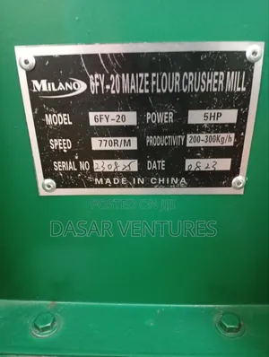 Maize Roller Mill And Crusher Alone