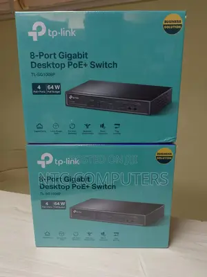 Tplink Tl-Sg1008p 8-Port Gigabit Desktop Switch With 4-Port