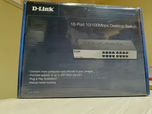 Dlink 10/100m 16-Port Fast Ethernet Unmanaged Desktop Switc