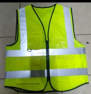 Reflective Jacket With Zip And Pockets
