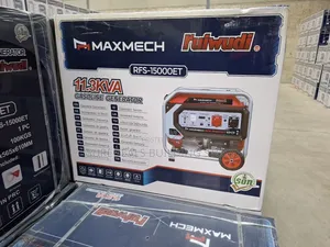 Maxmech 11.9kva Petrol Dual Phase Generator.