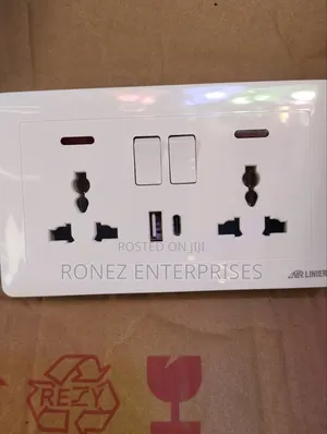 Twin Sockets Type C White.Tws5c
