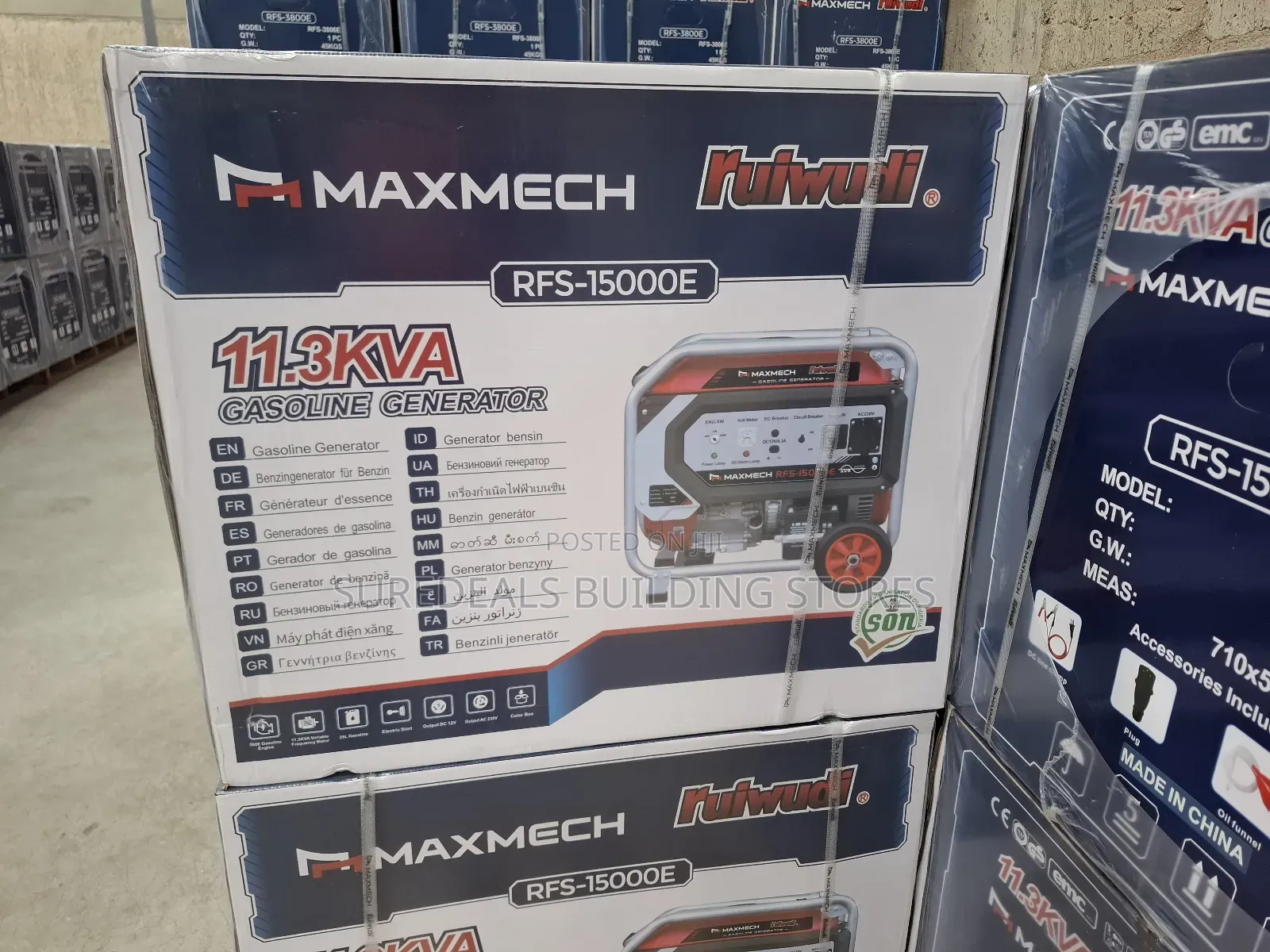 11.9kva Generator; 3 Phase