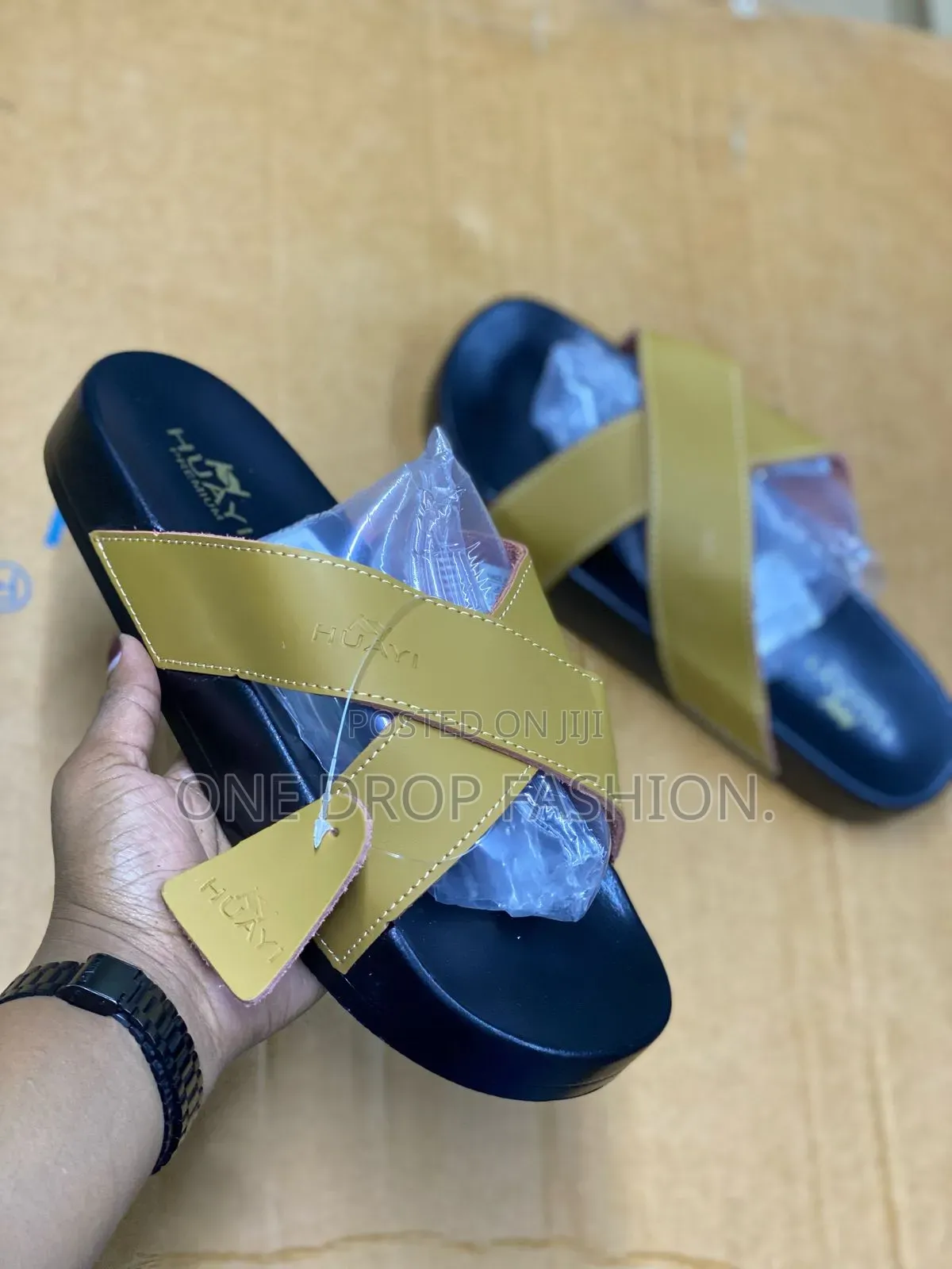 Leather Men Open Shoes 40_45