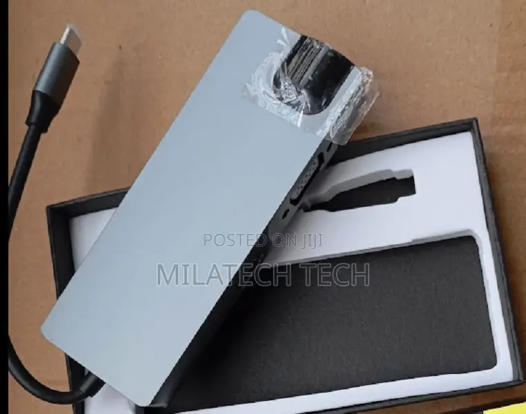 8 in 1 Type C Hub to HDTV Vga