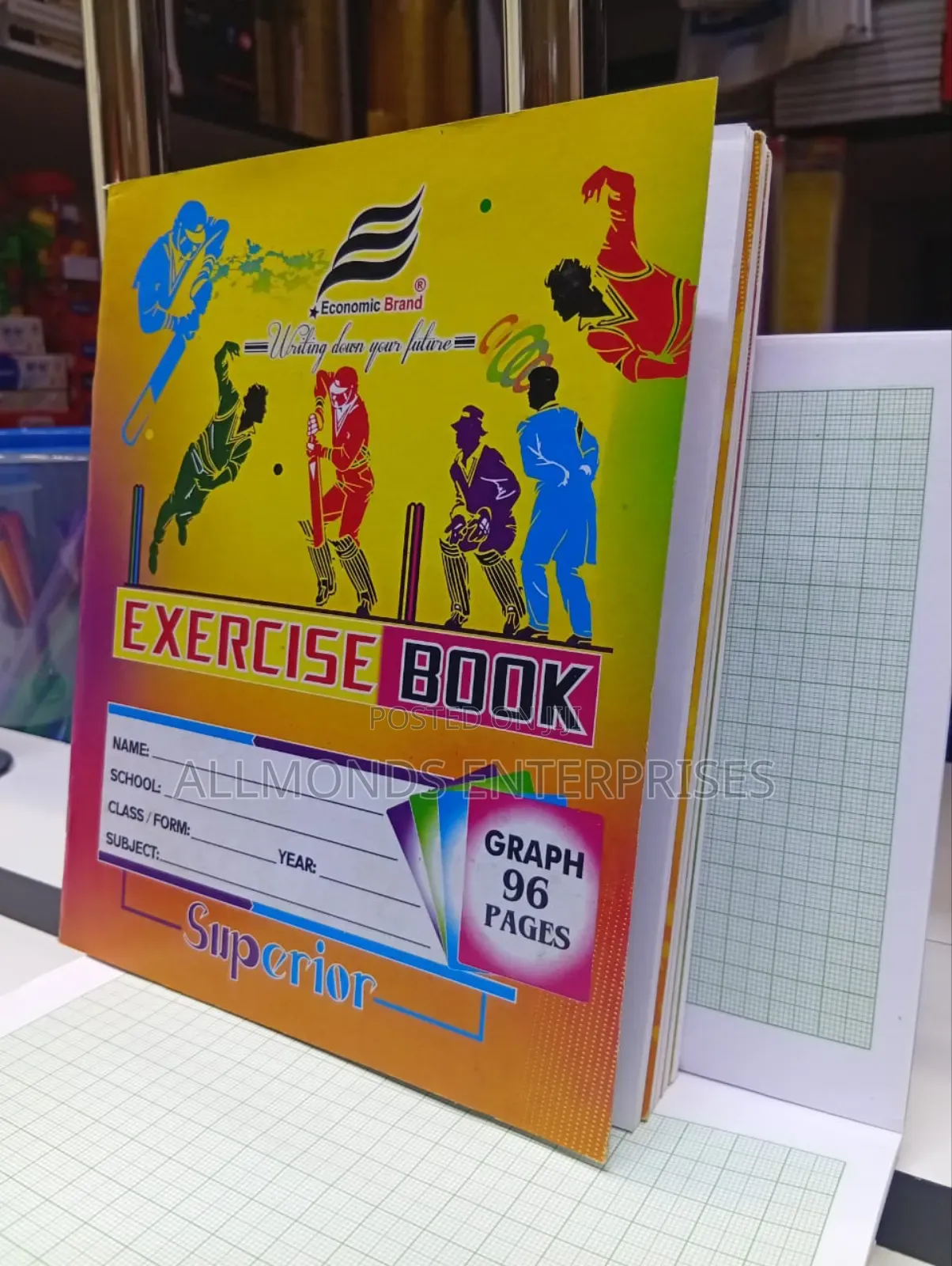 A5 Graph Book 96 Pages- Economics