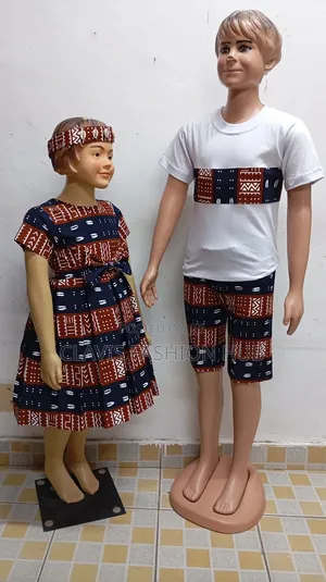 Kids Matching Kitenge Outfits