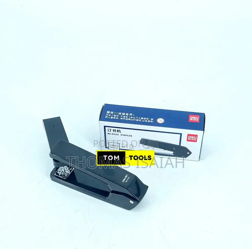 Deli 360° Rotatable Swivel Stapler