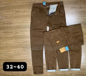 Brown/Grayish Men Jeans Classic Quality